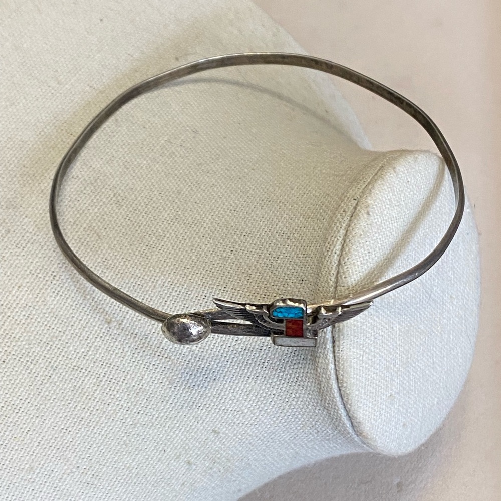 Vintage Sterling Silver Armlet Upper Arm Band Bracelet